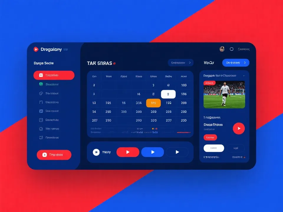 世界杯直播入口与观赛界面示意图